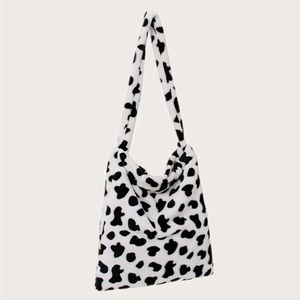 Soft Cow Print Tote Bag Never Used